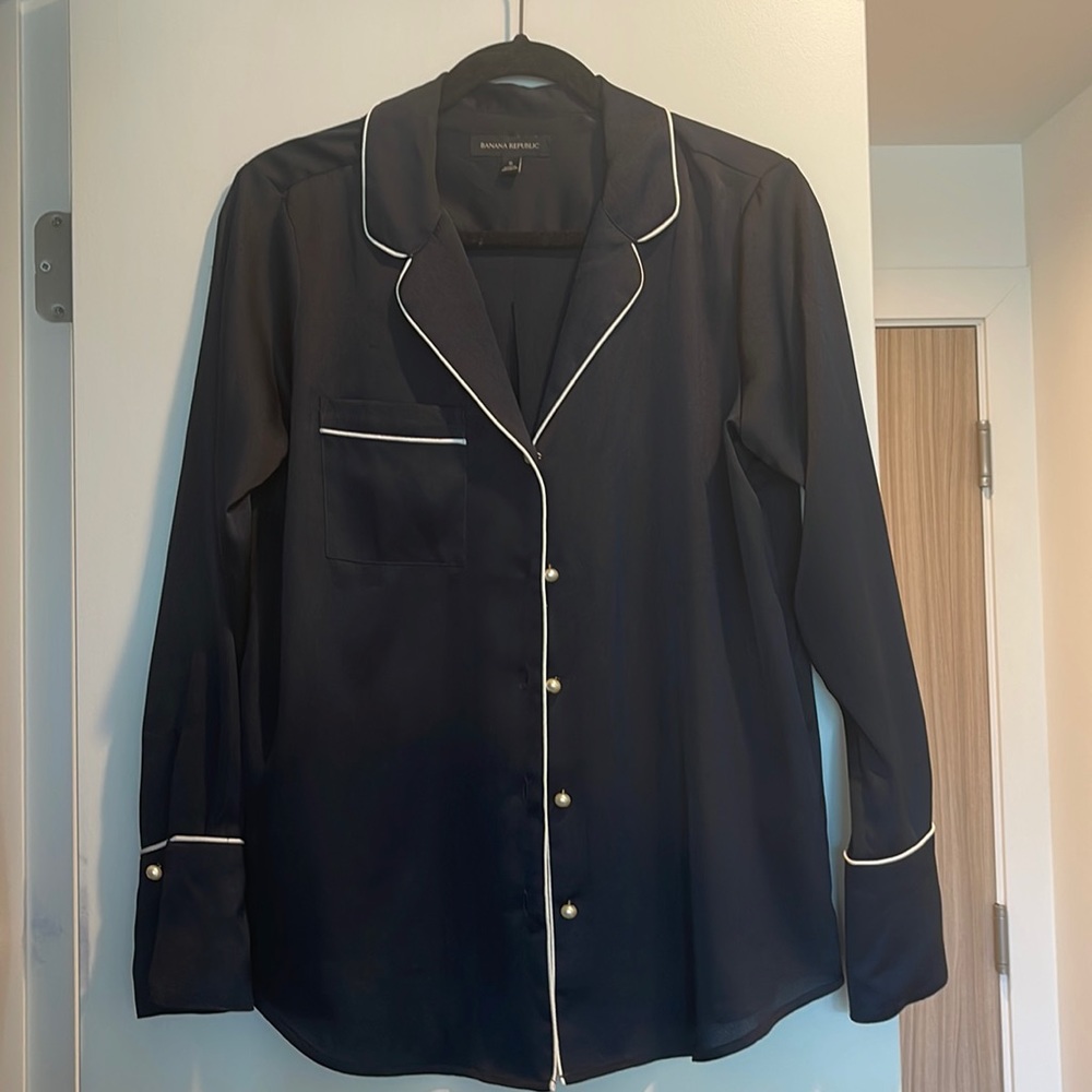 Pajama style blouse